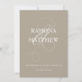 Rustic Photo Ampersand Save the Date (Voorkant)