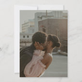 Rustic Photo Ampersand Save the Date (Achterkant)