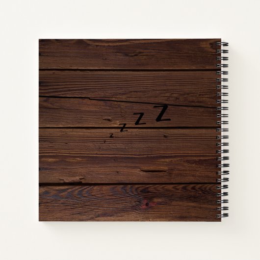 Rustic Photo Dream Journal Analysis Record Notitieboek (Achterkant)