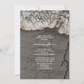 Rustic Photo Graduation Party en aankondiging (Achterkant)