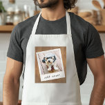 Rustic Photo Lijst met Square Instagram en Wood Standaard Schort<br><div class="desc">Een en trendy ontwerp met een retro grens van het afbeelding die u uw favoriete selfie of portret van een vriend kunt toevoegen. Gebruik een vierkante foto om een uniek en persoonlijk geschenk te creëer of houd de hipsterpuppy en maak een trendy keepslag. Als u de afbeeldingen moet aanpassen, klik...</div>