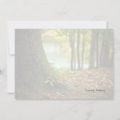 Rustic Photo Vow Renewal Ceremony Invitations Kaart (Achterkant)