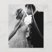 Rustic PHOTO Wedding Announding of Invite Budget (Achterkant)