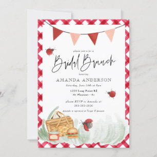 Rustic Picnic Backyard BBQ Bridal Brunch  Kaart