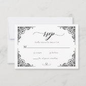  Rustic Pig I doet Casual bruiloft BBQ RSVP Kaartje (Voorkant)