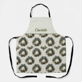 Rustic Pine and Berry Christmas Wreaths Schort (Voorkant)