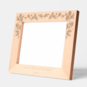 RUSTIC PINE CONES 10 x 8 GEPERSONALISEERD AFBEELDI Gegraveerde Lijstjes (Links)