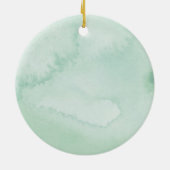 Rustic Pine First Kerstmis Mr & Mrs Gift Ceramic Keramisch Ornament (Achterkant)