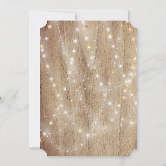 Rustic Pine Mountain Boho Kaart (Achterkant)