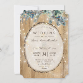 Rustic Pine Mountain Boho Kaart