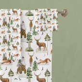 Rustic Pine Trees Bad Handdoek