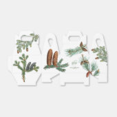 Rustic Pine Trees Forest Greenery Wedding Bedankdoosjes (Uitgevouwen)