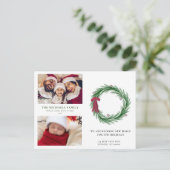 Rustic Pine Wreath 2 Aankondiging van fotobeweging (Staand voorkant)
