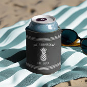 Rustic Pineapple Persoonlijke familienaam Blikjeskoeler