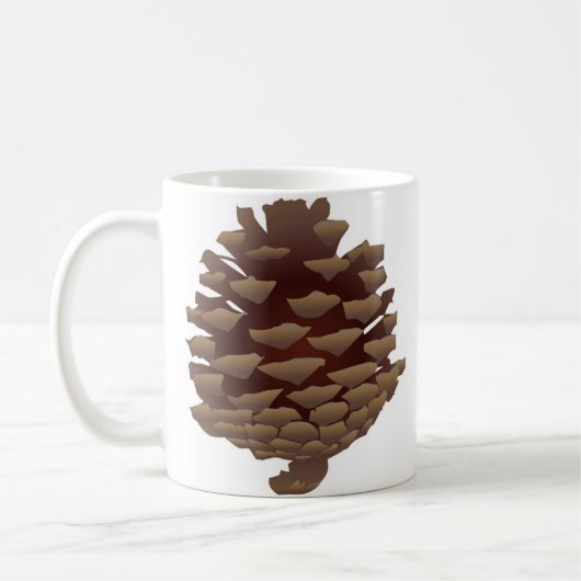 Rustic Pinecone Koffiemok (Links)
