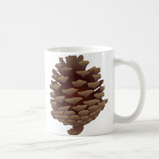 Rustic Pinecone Koffiemok (Rechts)