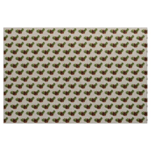 Rustic Pinecones en Branches Stof (Yard (91,4 cm))