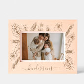 Rustic Pines aangepaste naam Whimsy Script Gegraveerde Lijstjes