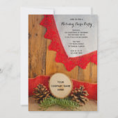 Rustic Pines and Barn Wood Company kerst Kaart (Voorkant)