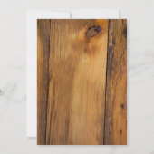 Rustic Pines and Barn Wood Company kerst Kaart (Achterkant)