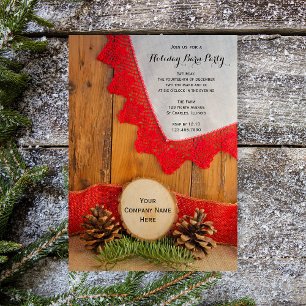 Rustic Pines and Barn Wood Company kerst Kaart