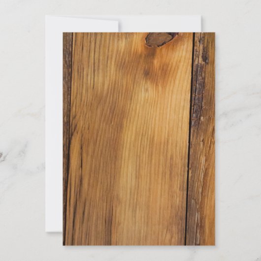 Rustic Pines and Red Lace Winter Bridal Shower Kaart (Achterkant)