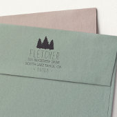Rustic Pines Return-adres Zelfinktende Stempel