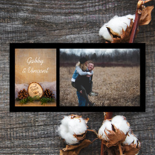 Rustic Pines Woodland Wedding Bedankt