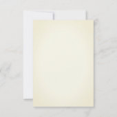 Rustic Pines Woodland Wedding RSVP Reactie Kaartje (Achterkant)