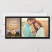 Rustic Pines Woodland Wedding Save the Date (Voorkant)