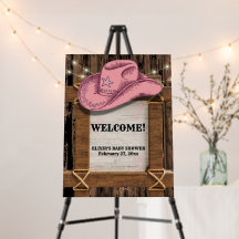Rustic Pink Cowgirl Pet Baby shower