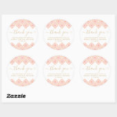 Rustic Pink Diamond Dank u Sticker (Vel)