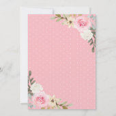 Rustic Pink en Gold Pumpkin Floral Wood Wedding Kaart (Achterkant)