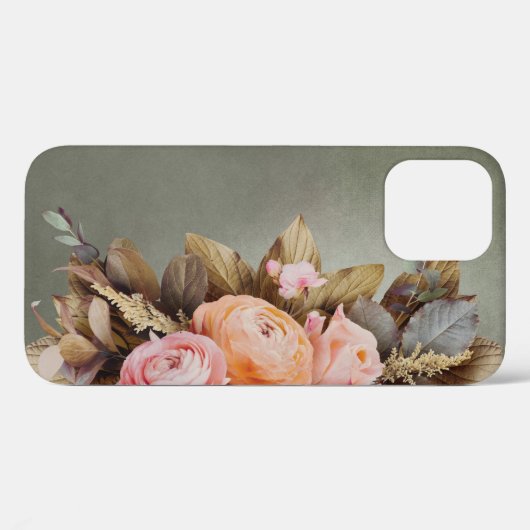 Rustic Pink Floral  Case-Mate iPhone Case (Achterkant (horizontaal))