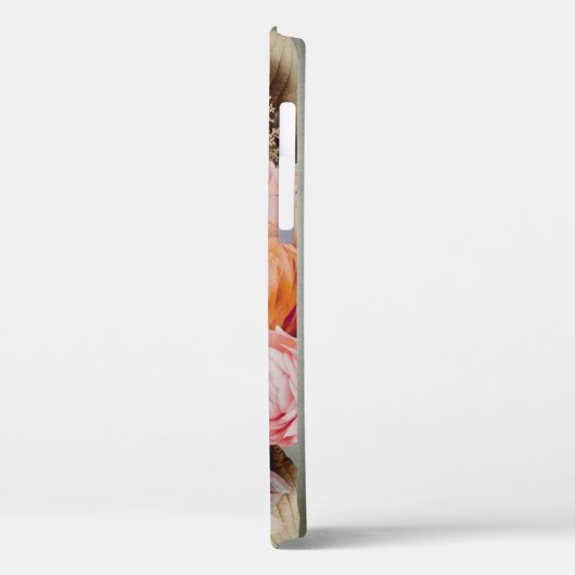 Rustic Pink Floral  Case-Mate iPhone Case (Achterkant / Links)