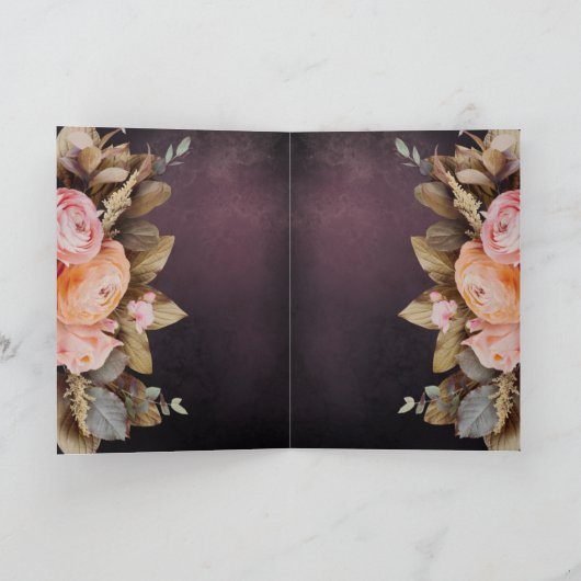 Rustic Pink Floral Greenery Eucalyptus Wedding (Binnen)