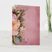 Rustic Pink Floral Greenery Eucalyptus Wedding Inv (Achterkant)