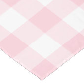 Rustic Pink Gingham Check Pset Pattern Tafelkleed (Gekanteld)