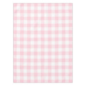 Rustic Pink Gingham Check Pset Pattern Tafelkleed (Voorkant)