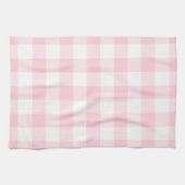 Rustic Pink Gingham Check Pset Pattern Theedoek (Horizontaal)
