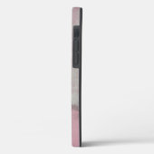 Rustic Pink Grey Mallow Abstract Art Nr42 Monogram Case-Mate iPhone Case (Achterkant / Links)