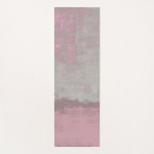 Rustic Pink Grey Mallow Abstract Art Nr42 Yogamat (Voorkant)