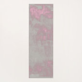 Rustic Pink Grey Mallow Abstract Art Nr42 Yogamat (Achterkant)