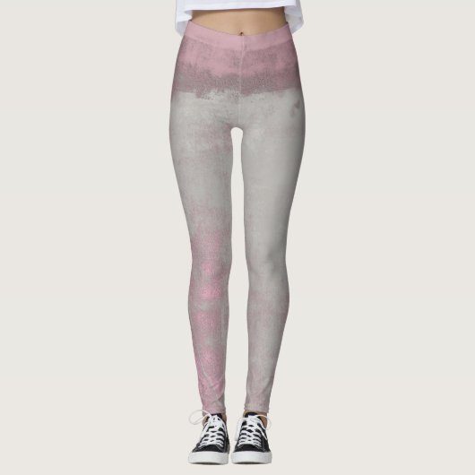 Rustic Pink Grey Nr42 Leggings (Voorkant)