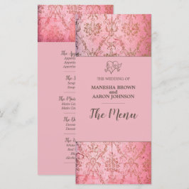 RUSTIC PINK - Kaart van het WeddenMenu