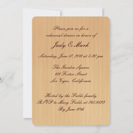 Rustic Pink Mason Jars Rehearsal Dinner Invite Kaart (Achterkant)