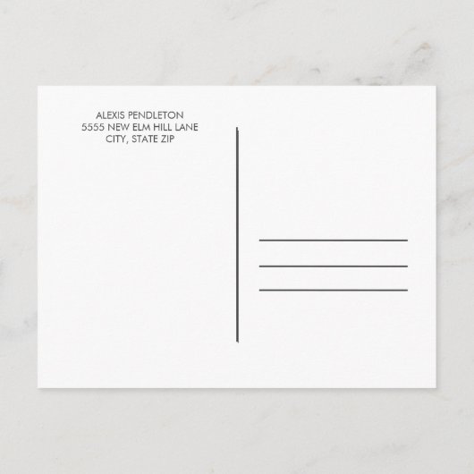 Rustic Pink Paars Yellow Trunk Party Dorm Shower Uitnodiging Briefkaart (Achterkant)