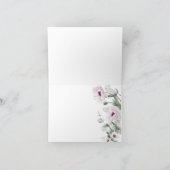 Rustic Pink Poppies White Dahlia Garden Bedankt (Binnen)