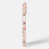 Rustic Pink Rose Custom iPhone 15 Case (Achterkant / Rechts)