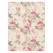 Rustic Pink Rose Tafelkleed (Voorkant)